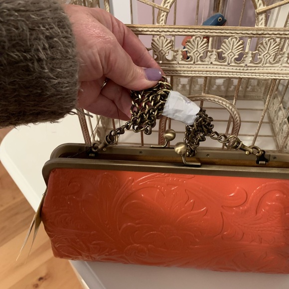 Patricia Nash Potenza Leather clutch frame bag - Picture 4 of 8